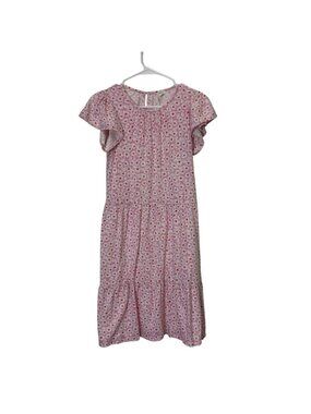 Crewcuts AV345 Girls Tiered Dress XL Pink